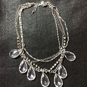 AEO silver tone necklace